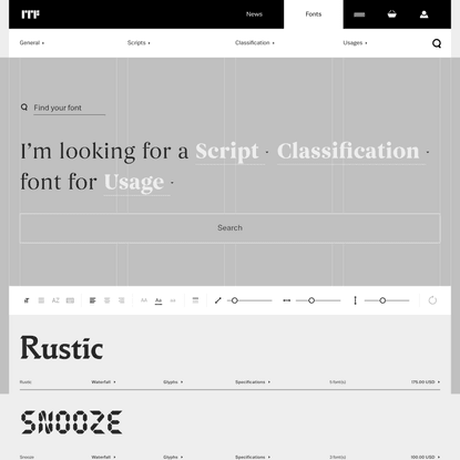 Font collection | Indian Type Foundry
