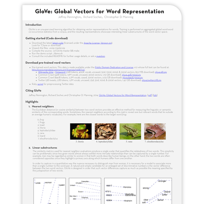 GloVe: Global Vectors for Word Representation