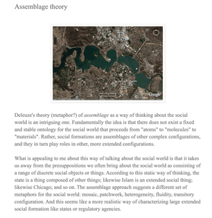 Assemblage theory