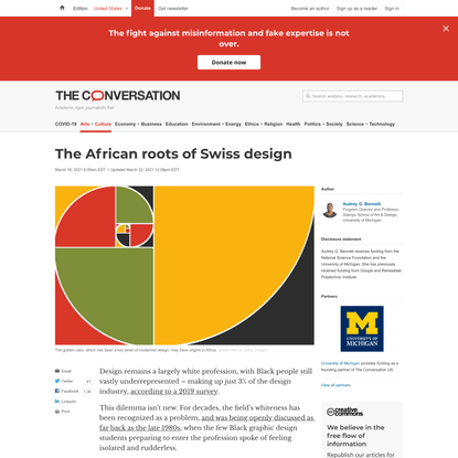 The African roots of Swiss design
