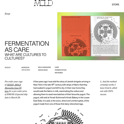 Fermentation as Care - MOLD :: Designing the Future of Food