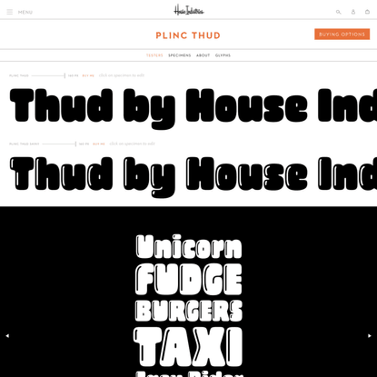 Plinc Thud by House Industries