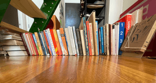 Our hidden bookshelf 