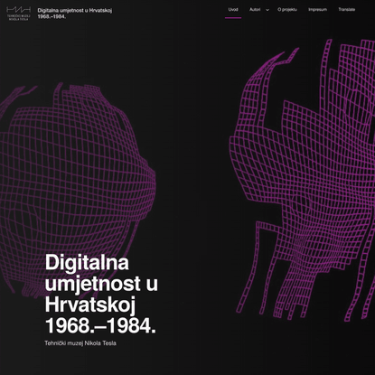 Digitalna umjetnost u Hrvatskoj 1968.–1984. | Digitalna umjetnost u Hrvatskoj 1968.–1984.