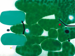 Victor Pasmore (UK 1908-1998)
The green Earth (1980)
Oil on canvas on wood (124 x 184 cm)
Tate