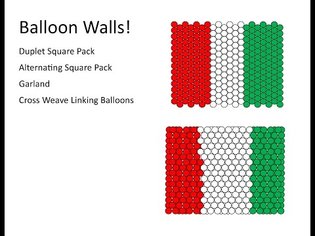 How to create balloon wall templates, color them in and scale them