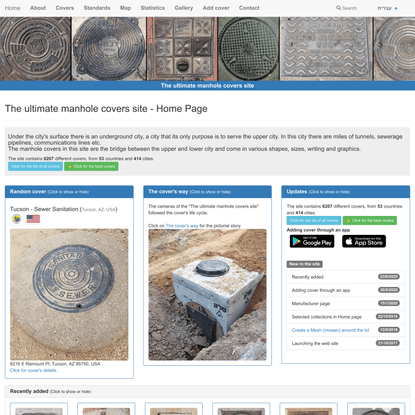 The ultimate manhole covers site | Home Page