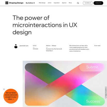 Microinteractions in UX Design: Best Practices and Examples