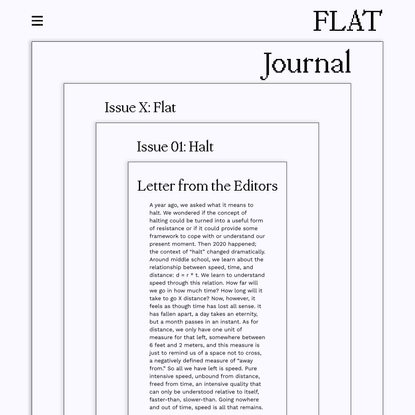 Flat Journal