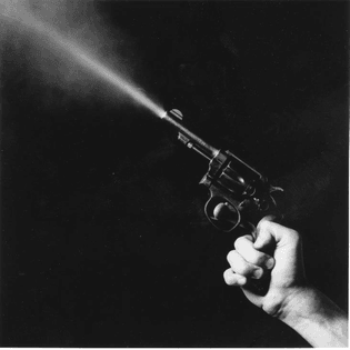 Robert Mapplethorpe, Gun Blast (1985)