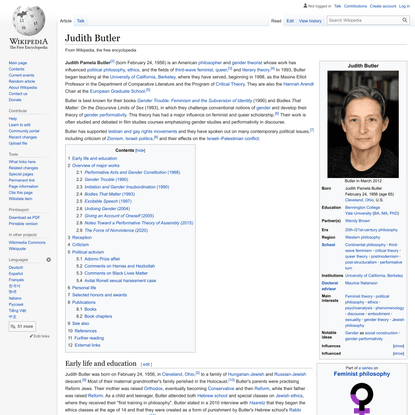 Judith Butler - Wikipedia