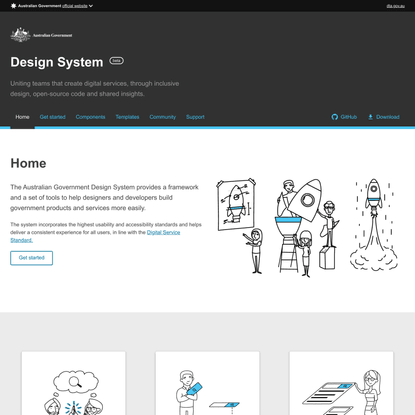 Homepage - Australian Government Design System
