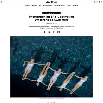 Photographing LA's Captivating Synchronised Swimmers