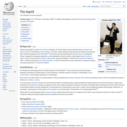 Tim Ingold - Wikipedia