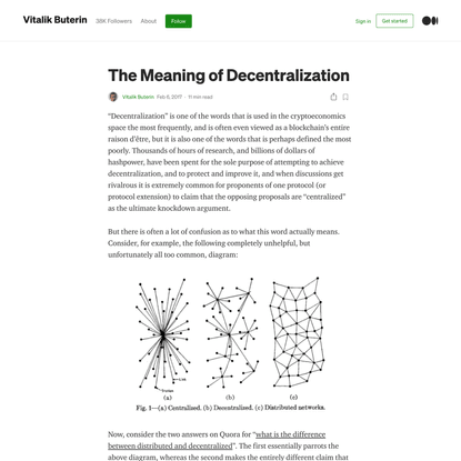 The Meaning of Decentralization