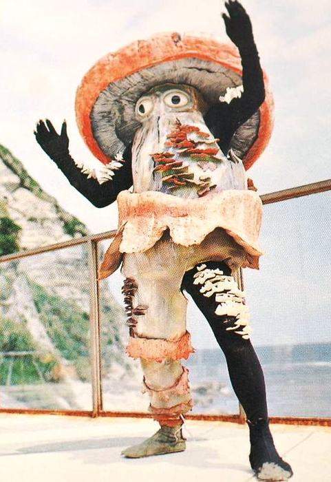 Mr. Mushroom Man, at the EXPO 1970 in Osaka, Japan