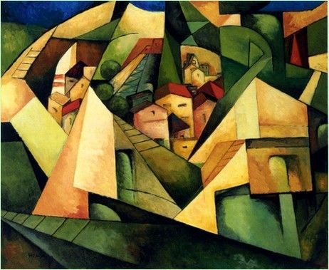 Albert Gleizes - 1914 Cubist Landscape
