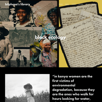 black ecology — bilphena’s library