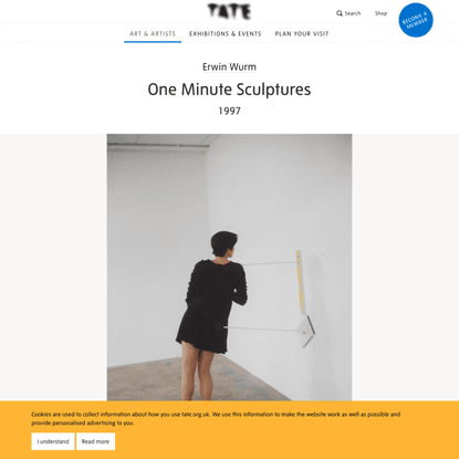 ‘One Minute Sculptures’, Erwin Wurm, 1997 | Tate