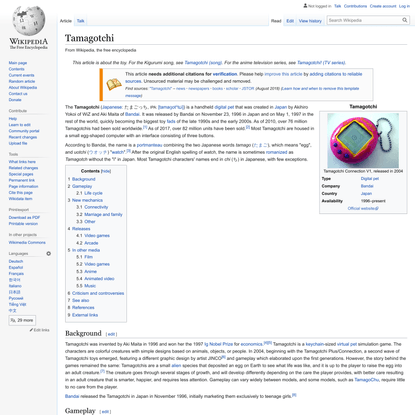Tamagotchi - Wikipedia