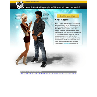 IMVU - Visit a 3D Chat Room on the Best 3D Avatar Social App with 3D Virtual Worlds
