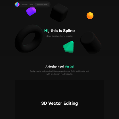 Spline - Design tool for 3D web experiences