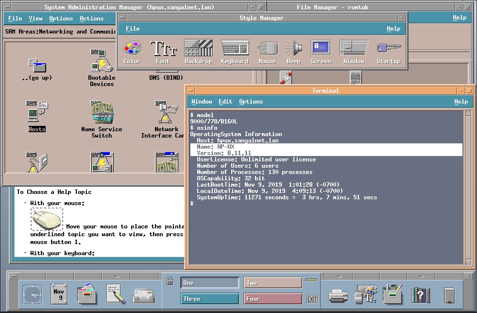 HP-UX - Helwett Packard Unix (1996 )
