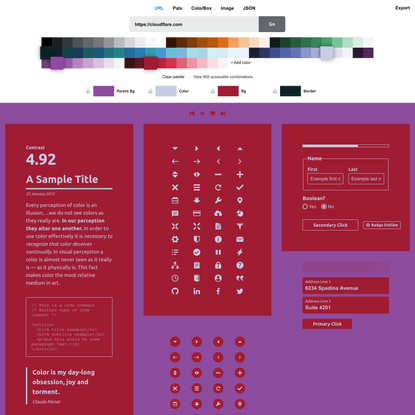 Color by Cloudflare Design