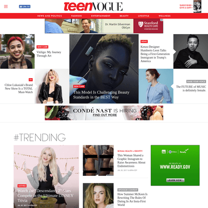 Teen Vogue: Fashion, Beauty, Entertainment News for Teens