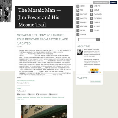 The Mosaic Man — Jim Power and His Mosaic Trail
