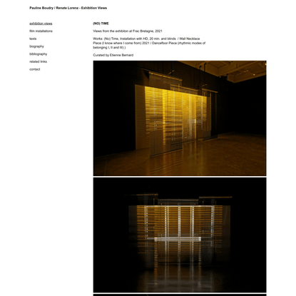 Pauline Boudry / Renate Lorenz, Artists