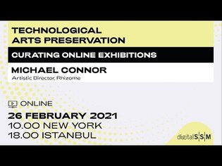 Michael Connor -- Curating Online Exhibitions
