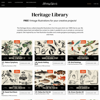 Heritage Library - Free Vintage Illustrations