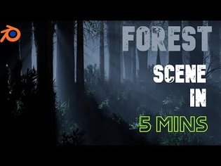 How I Made This DARK FOREST Scene In Blender!
