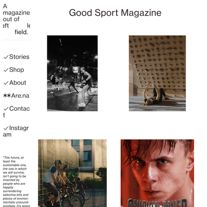 Good Sport Magazine