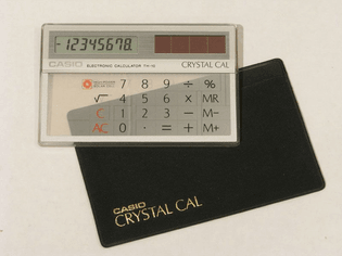 Casio Crystal Cal calculator