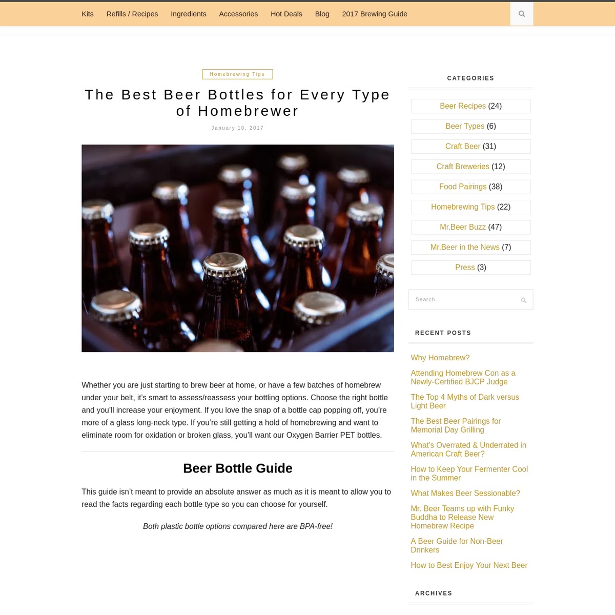 The Best Beer Bottles for Every Type of Homebrewer Mr Beer Buzz — Are.na