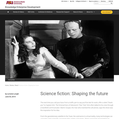 Science fiction: Shaping the future