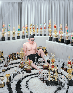 Dad and All of His Trophies, 2015