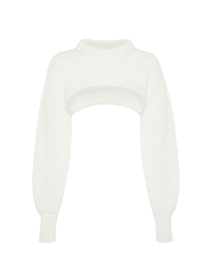 Knit Bolero Sweater - Alexander McQueen
