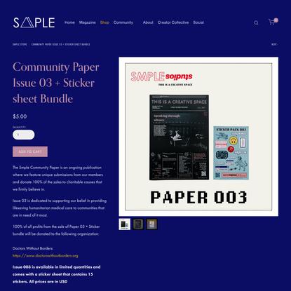 Smple Paper Issue 03 — SMPLE Studios