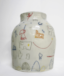 A ceramic that tells you stories, but its secrets for me.