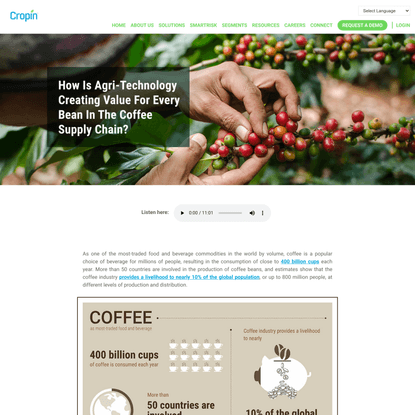 How Is Agri-Technology Creating Value For Every Bean In The Coffee Supply Chain? - CropIn