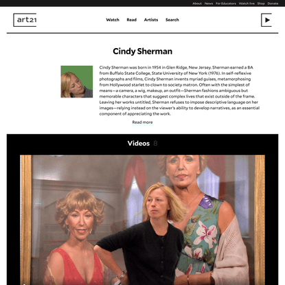 Cindy Sherman — Art21