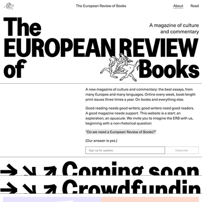 The European Review of Books
