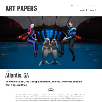 Atlantis, GA - Art Papers