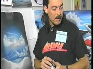 Airbrush on Black T-Shirts with Terry Hill