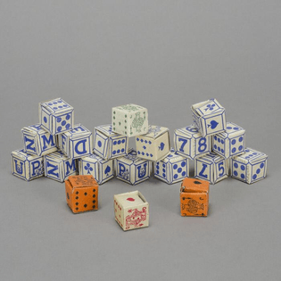  Game with dice and playing cards