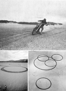 Heizer - “Circular Surface Planar Displacement Drawing”