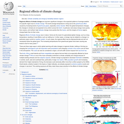 Regional effects of climate change - Wikipedia